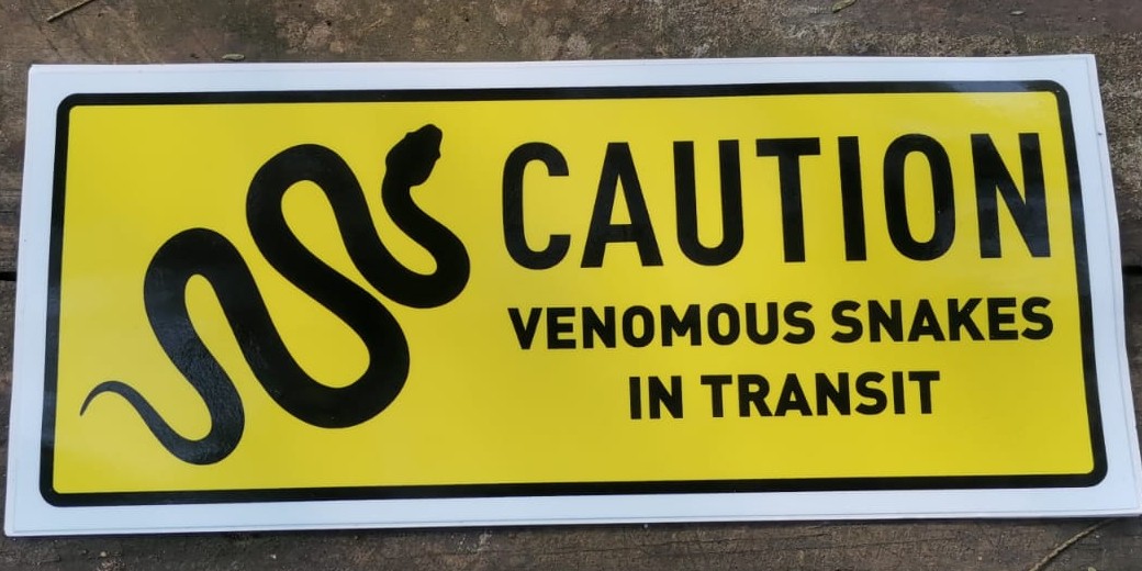 Caution: Venomous Snakes in Transit
